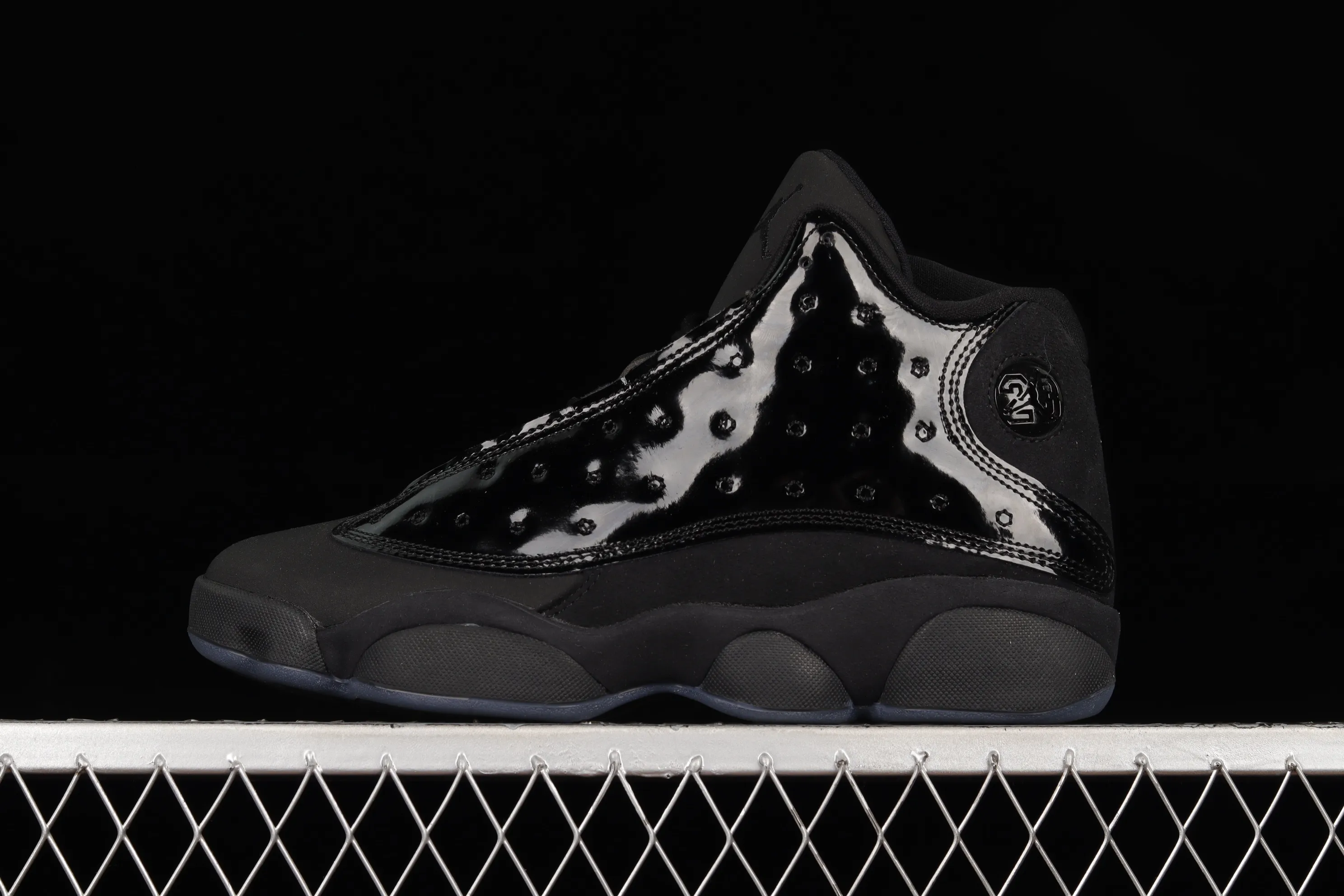 All categories Air Jordan Jordan series basketball shoes Air Jordan 13 Nk Air Jordan 13 "Cap and Gown" AJ13 Joe 13 black cat patent leather high-end replica basketball shoes 414571-012
